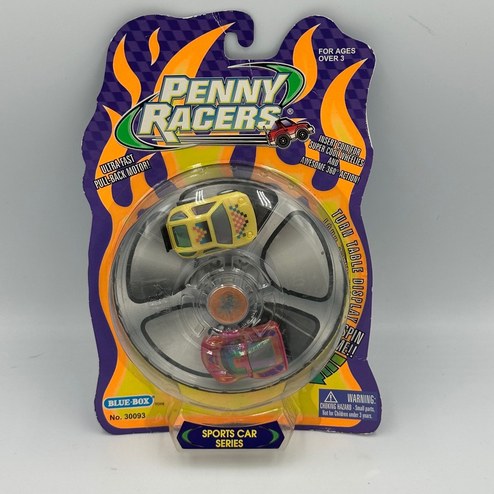 1998 Blue Box No 30093 Penny Racers For Nintendo 64 Sports‎ Car Series NIB Retro